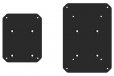 Kanto SX26 26" Fillable Speaker Stands w Isolation Feet - Pair, Black