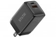 KeySmart STATIK 45W BlitzCharge Dual Power Adapter - Black