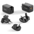 KeySmart STATIK 45W BlitzCharge Dual Power Adapter - Black