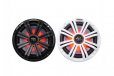 Kicker 45KM654L 6.5" LED Lights Marine Speakers Charcoal White Grilles