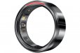 KUMI Smart Ring H1 Zirconium Ceramic & Stainless Steel -Size 9, Black