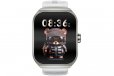 KUMI KU7 Smart Watch - Silver