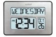 La Crosse Atomic Digital Wall Clock with Backlight 513-1419BLV4-INT