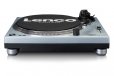 Lenco L-3809 Direct Drive LP Turntable - Metallic Blue