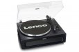 Lenco LS-430BK Turntable with 4 Built-In Speakers - Black
