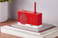 Lexon Thykho 3 Fm Radio & Bluetooth Speaker PANTONE -2035 Red