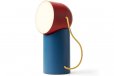 Lexon Orbe Portable Led Lamp With Moving Head - Blue Red Yellow