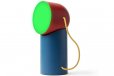 Lexon Orbe Portable Led Lamp With Moving Head - Blue Red Yellow