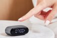 Lexon Minut Mini Alarm Clock - Gunmetal