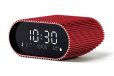 Lexon Ray Clock Lcd Alarm Clock w Temp & Humidity Display - Red