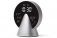 Lexon Conic Radio Alarm Clock With FM Bluetooth Speaker - Alu Polish