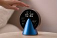 Lexon Conic Radio Alarm Clock With FM Bluetooth Speaker - Blue