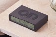 Lexon Flip Classic Reversible Alarm Clock - Grey
