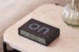 Lexon Flip Classic Reversible Alarm Clock - Black Lexon Flip Classic Reversible Alarm Clock - Black