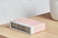 Lexon Flip Classic Reversible Alarm Clock PANTONE - Rose Pink