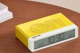 Lexon Flip Classic Reversible Alarm Clock PANTONE - Yellow