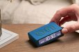 Lexon Flip Mini Reversible Alarm Clock - Blue