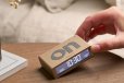 Lexon Flip Mini Reversible Alarm Clock - Gold