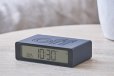 Lexon Flip Mini Reversible Alarm Clock - Grey