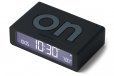 Lexon Flip Mini Reversible Alarm Clock - Black