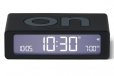 Lexon Flip Mini Reversible Alarm Clock - Black