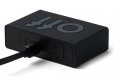 Lexon Flip Mini Reversible Alarm Clock - Black