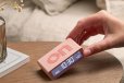 Lexon Flip Mini Reversible Alarm Clock - Pink