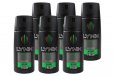 Lynx 100g Body Spray Africa For Him Mens Deodorant (6 Pack)