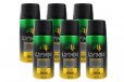 Lynx 100g Body Spray Australia For Him Mens Deodorant (6 Pack)