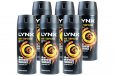 Lynx 100g Body Spray Dark Temptation Dark Chocolate 6 Pack