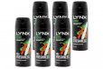6 x Lynx 106g 48HR Africa Scent Spray Deoderant