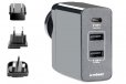 mBeat Gorilla Power 45W USB-C Dual USB-A World Travel Charger