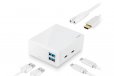 mBeat Cubix Portable USB-C Docking Station w/ Built-in Power