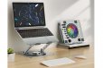 mbeat Stage S8 Rotating Laptop Stand with RGB Cooling Fan and USB Port