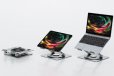 mbeat Stage S8 Rotating Laptop Stand with RGB Cooling Fan and USB Port