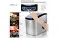 Miraklass Ice Maker Machine Stainless Steel 2.2L