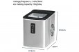 Miraklass Ice Maker Machine Stainless Steel 2L