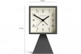 Newgate Brian Alarm Clock Blizzard Grey