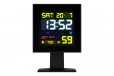 Newgate Monolith Lcd Alarm Clock Black
