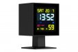 Newgate Monolith Lcd Alarm Clock Black