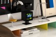 Newgate Monolith Lcd Alarm Clock Black