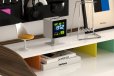 Newgate Monolith Lcd Alarm Clock White Newgate Monolith Lcd Alarm Clock White