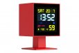 Newgate Monolith Lcd Alarm Clock Fire Engine Red Newgate Monolith Lcd Alarm Clock Fire Engine Red