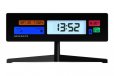 Newgate Supergenius Lcd Alarm Clock Matte Black