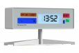 Newgate Supergenius Lcd Alarm Clock Matte White Newgate Supergenius Lcd Alarm Clock Matte White