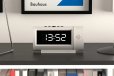 Newgate Pil Led Alarm Clock White Newgate Pil Led Alarm Clock White