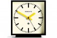 Newgate Amp Mantel Clock Black With Yellow Hands