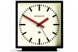Newgate Amp Mantel Clock Black With Red Hands