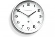 Newgate Number Three Echo Clock Silicone White