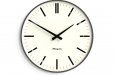 Newgate Radio City Wall Clock Bold Black Marker Dial - Matte Blizzard